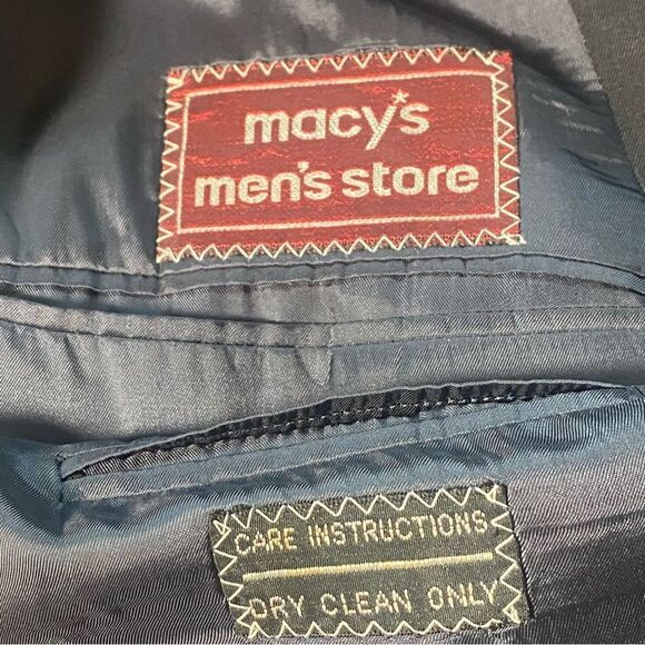 Mani by Giorgio Armani Black Vintage Suit Jacket Size 44 Long - Picture 4 of 13